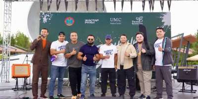 Colman Domingo and Jude Law at amfAR’s Venice Gala