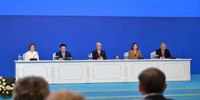 Colman Domingo and Jude Law at amfAR’s Venice Gala