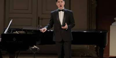 Colman Domingo and Jude Law at amfAR’s Venice Gala