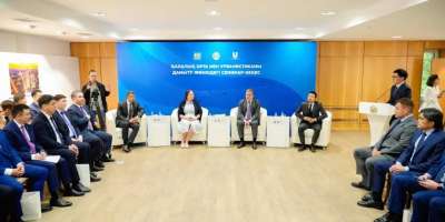 Colman Domingo and Jude Law at amfAR’s Venice Gala