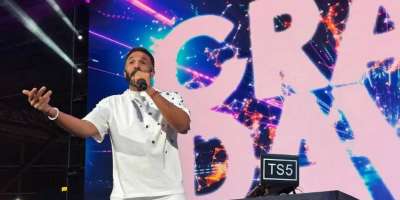 Colman Domingo and Jude Law at amfAR’s Venice Gala