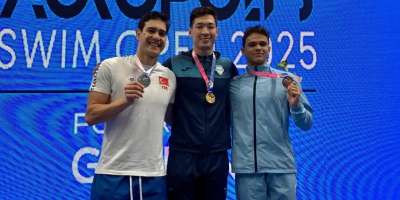 Colman Domingo and Jude Law at amfAR’s Venice Gala