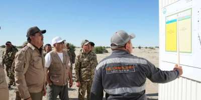 Colman Domingo and Jude Law at amfAR’s Venice Gala