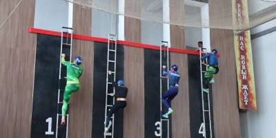 Colman Domingo and Jude Law at amfAR’s Venice Gala