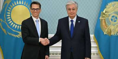 Colman Domingo and Jude Law at amfAR’s Venice Gala