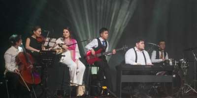 Colman Domingo and Jude Law at amfAR’s Venice Gala