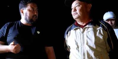 Colman Domingo and Jude Law at amfAR’s Venice Gala