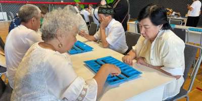 Colman Domingo and Jude Law at amfAR’s Venice Gala