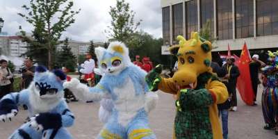 Colman Domingo and Jude Law at amfAR’s Venice Gala