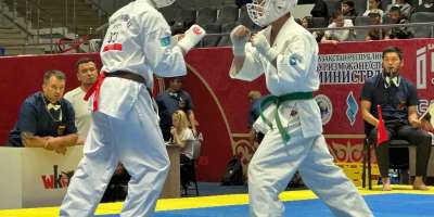 Colman Domingo and Jude Law at amfAR’s Venice Gala