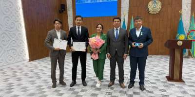 Colman Domingo and Jude Law at amfAR’s Venice Gala