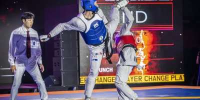 Colman Domingo and Jude Law at amfAR’s Venice Gala