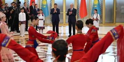 Colman Domingo and Jude Law at amfAR’s Venice Gala