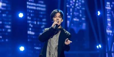 Colman Domingo and Jude Law at amfAR’s Venice Gala