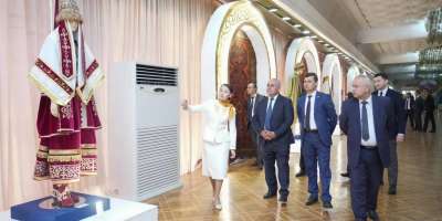 Colman Domingo and Jude Law at amfAR’s Venice Gala