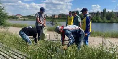 Colman Domingo and Jude Law at amfAR’s Venice Gala
