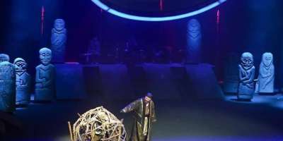 Colman Domingo and Jude Law at amfAR’s Venice Gala