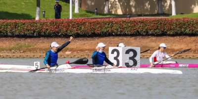 Colman Domingo and Jude Law at amfAR’s Venice Gala