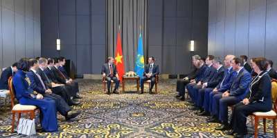 Colman Domingo and Jude Law at amfAR’s Venice Gala