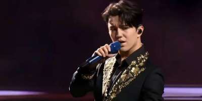 Colman Domingo and Jude Law at amfAR’s Venice Gala