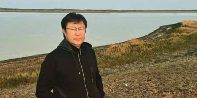 Colman Domingo and Jude Law at amfAR’s Venice Gala