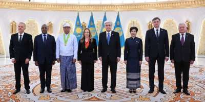 Colman Domingo and Jude Law at amfAR’s Venice Gala