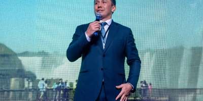 Colman Domingo and Jude Law at amfAR’s Venice Gala