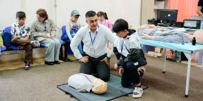 Colman Domingo and Jude Law at amfAR’s Venice Gala