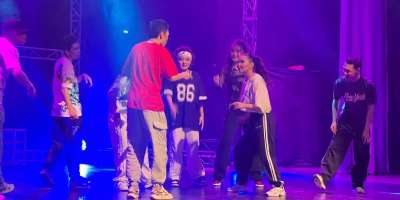 Colman Domingo and Jude Law at amfAR’s Venice Gala