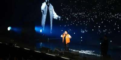 Colman Domingo and Jude Law at amfAR’s Venice Gala