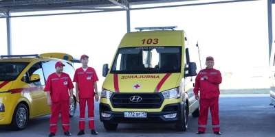 Colman Domingo and Jude Law at amfAR’s Venice Gala