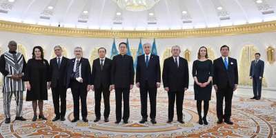 Colman Domingo and Jude Law at amfAR’s Venice Gala