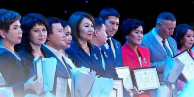 Colman Domingo and Jude Law at amfAR’s Venice Gala