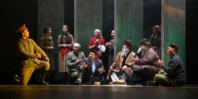 Colman Domingo and Jude Law at amfAR’s Venice Gala