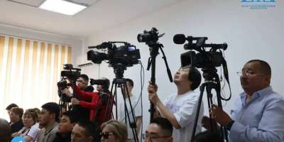 Colman Domingo and Jude Law at amfAR’s Venice Gala