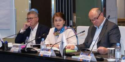 Colman Domingo and Jude Law at amfAR’s Venice Gala