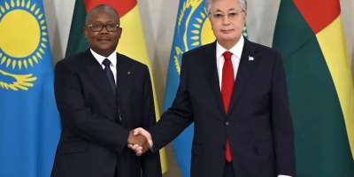 Colman Domingo and Jude Law at amfAR’s Venice Gala
