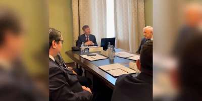 Colman Domingo and Jude Law at amfAR’s Venice Gala