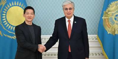 Colman Domingo and Jude Law at amfAR’s Venice Gala