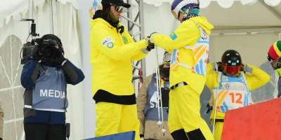 Colman Domingo and Jude Law at amfAR’s Venice Gala
