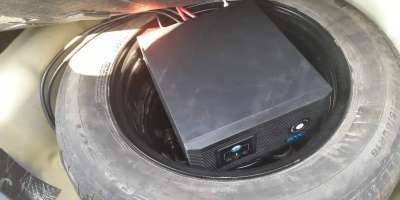 Colman Domingo and Jude Law at amfAR’s Venice Gala