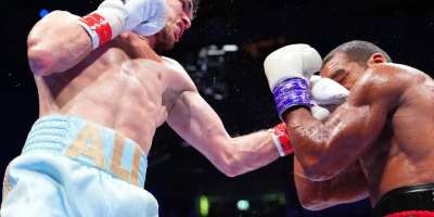 Colman Domingo and Jude Law at amfAR’s Venice Gala