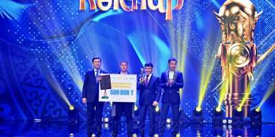 Colman Domingo and Jude Law at amfAR’s Venice Gala