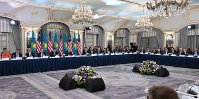 Colman Domingo and Jude Law at amfAR’s Venice Gala