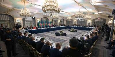 Colman Domingo and Jude Law at amfAR’s Venice Gala