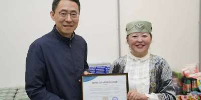 Colman Domingo and Jude Law at amfAR’s Venice Gala