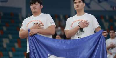Colman Domingo and Jude Law at amfAR’s Venice Gala