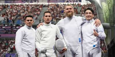 Colman Domingo and Jude Law at amfAR’s Venice Gala