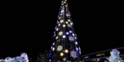 Colman Domingo and Jude Law at amfAR’s Venice Gala