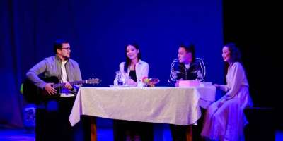 Colman Domingo and Jude Law at amfAR’s Venice Gala